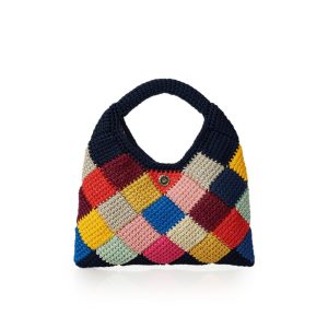 Tote bag uncinetto MARYLAND multicolor
