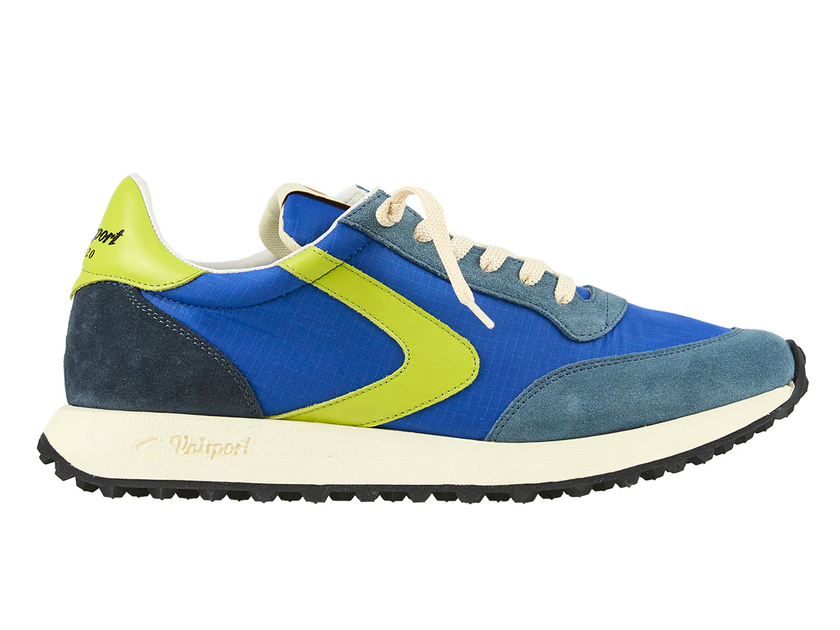 Valsport Sneaker Start Heritage Ripstop Blu Azzurro Giallo Uomo