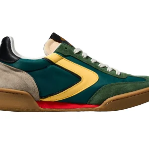 Valsport Scarpe Sneaker artigianali pelle Made in ITALY Volley Nylon Verde