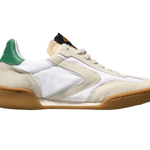 Valsport Scarpe Sneaker artigianali pelle Made in ITALY Volley Nylon bianco