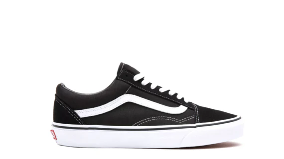 Vans Scarpe da Ginnastica Old Skool in Tela Nero Bianco Unisex