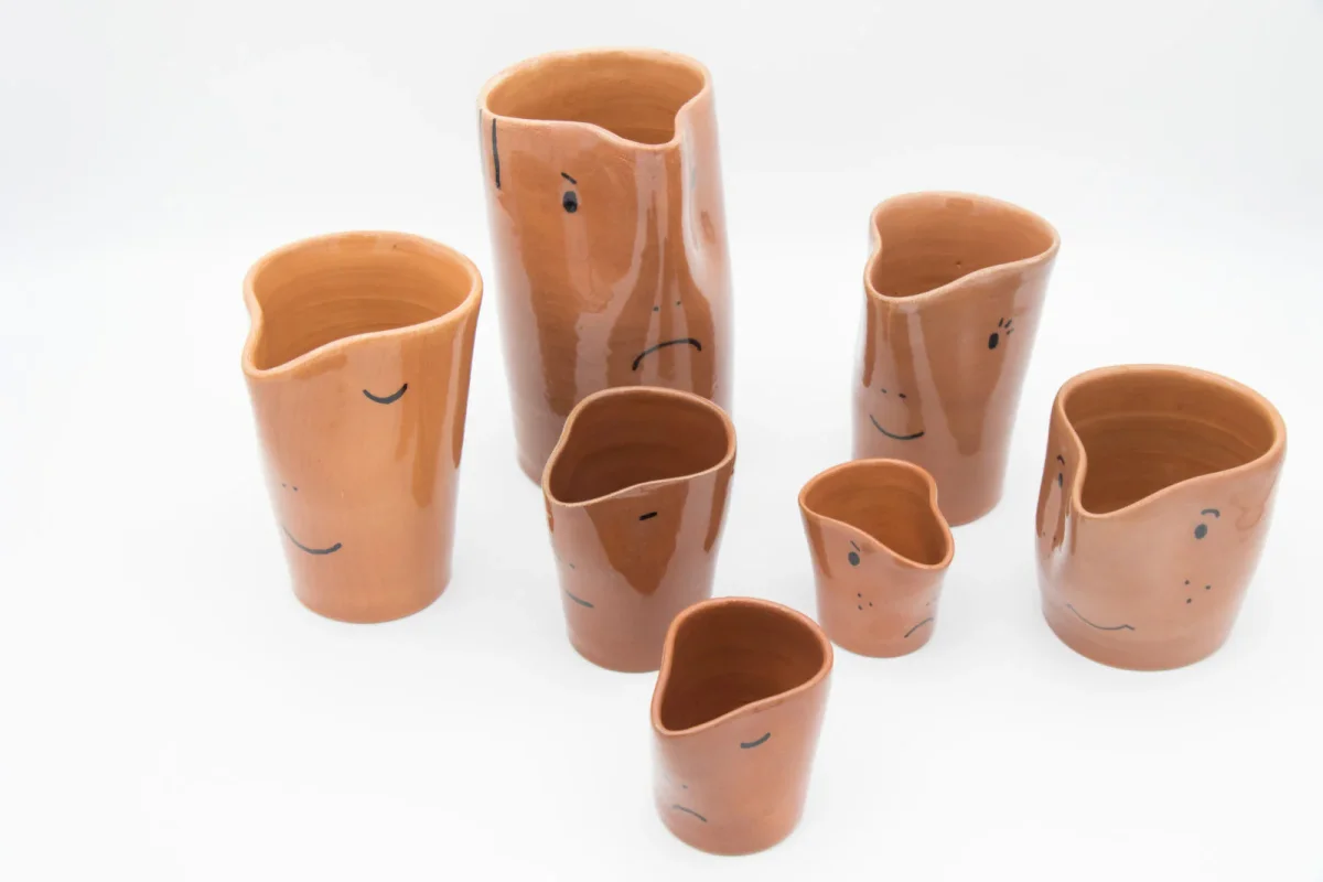 Vaso in ceramica SMALL VASE FACE - immagine 4