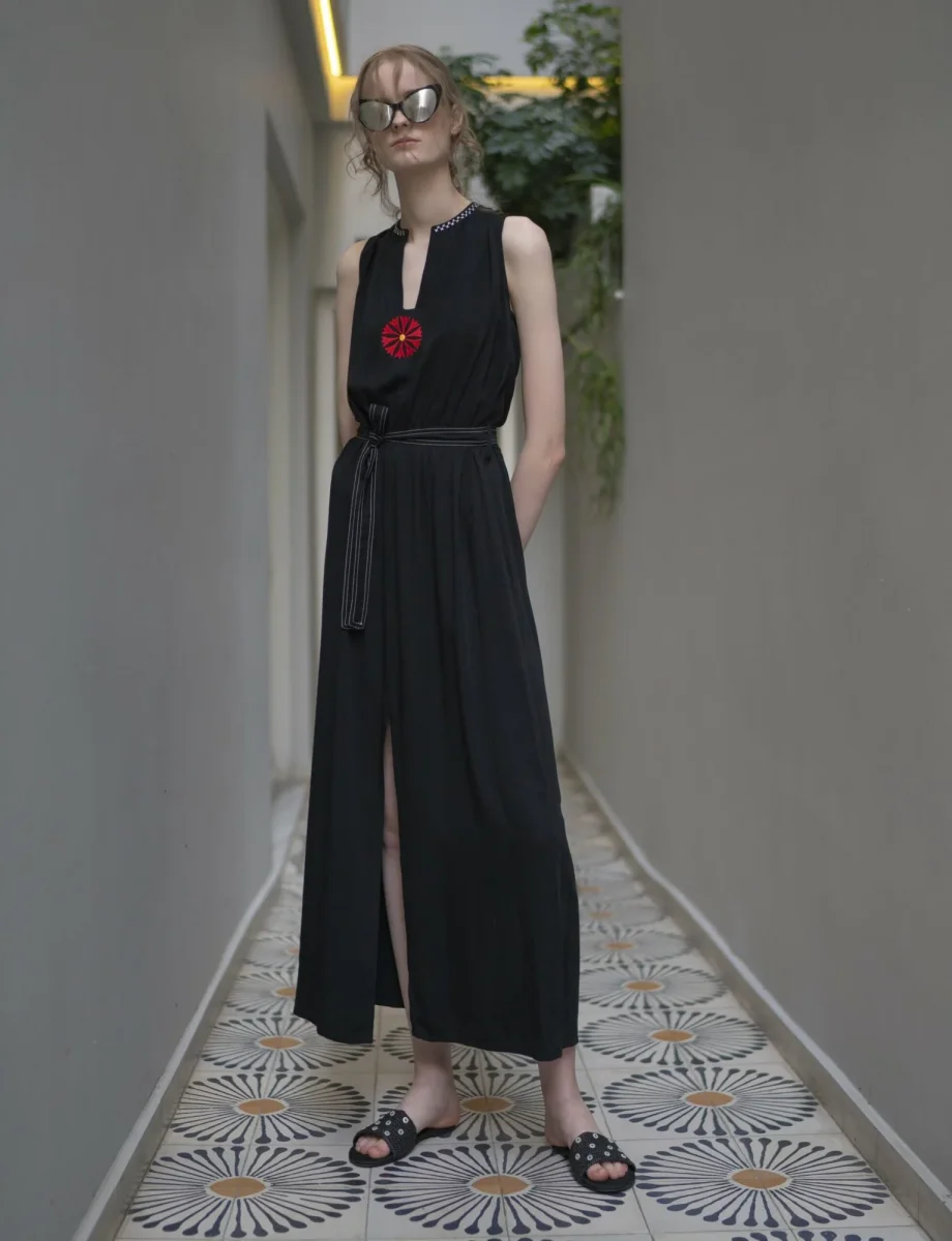 Vestito nero lungo HERA