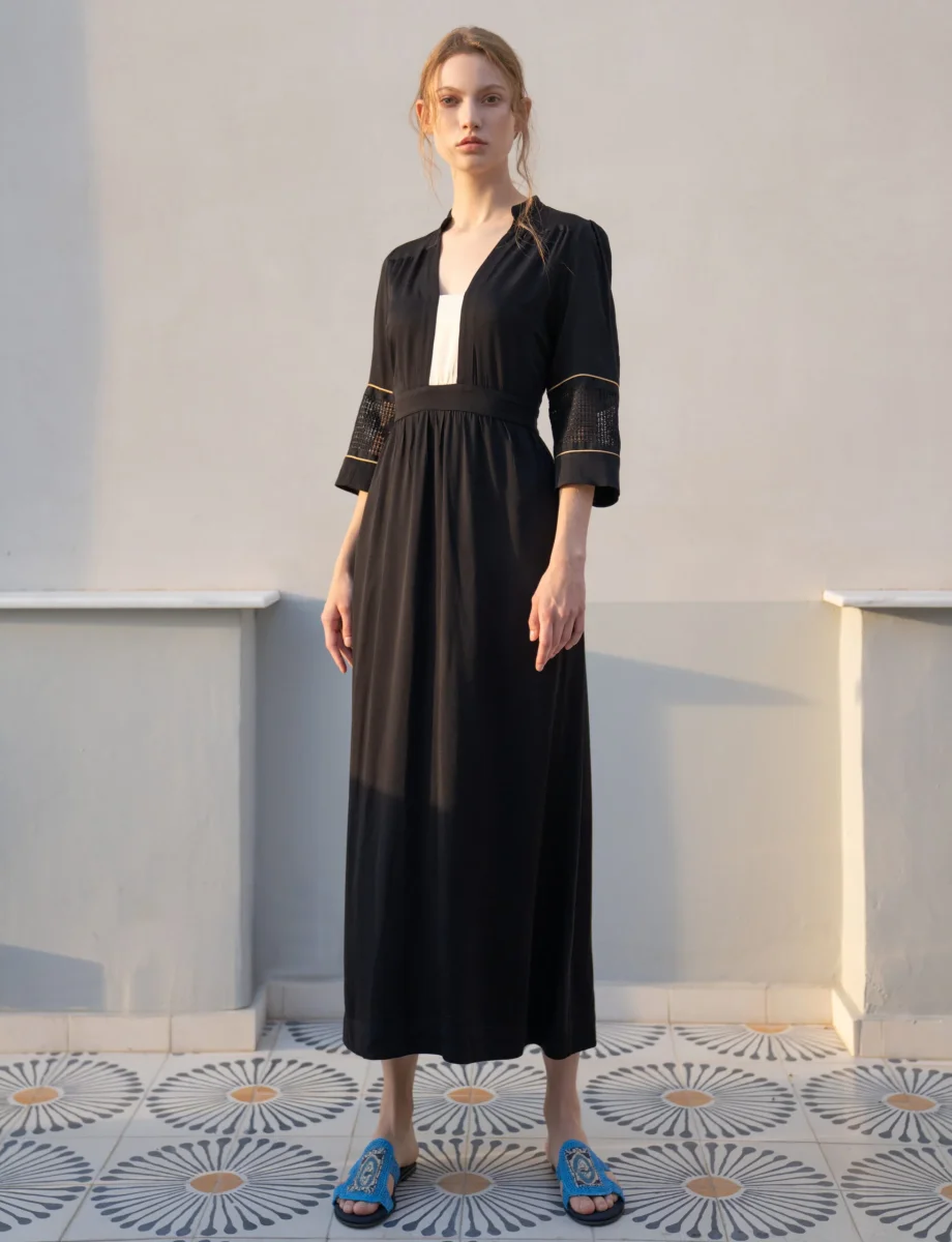 Vestito nero lungo KORE