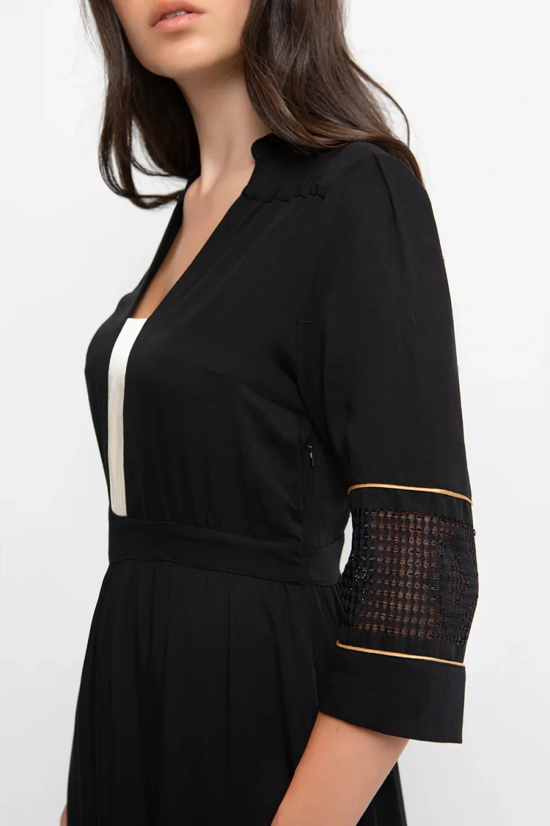 Vestito nero lungo KORE - immagine 6