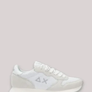 SCARPE DONNA ALLY GLITTER TEXTILE BIANCO