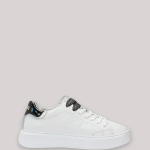 SCARPE DONNA GRACE LEATHER BIANCO/NERO