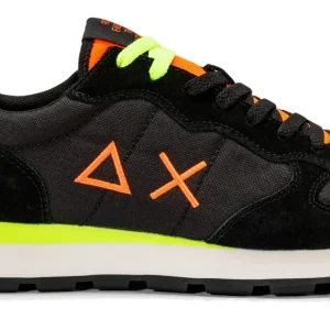 SCARPE UOMO SNEAKERS NYLON NERO - TOM FLUO Z43102 11