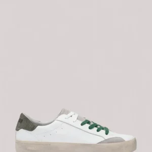 SCARPE UOMO STREET LEATHER MILITARE SCURO