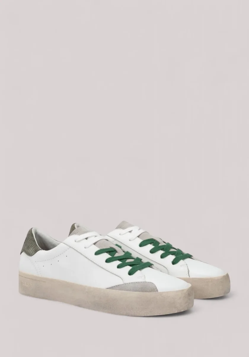 SCARPE UOMO STREET LEATHER MILITARE SCURO - immagine 3