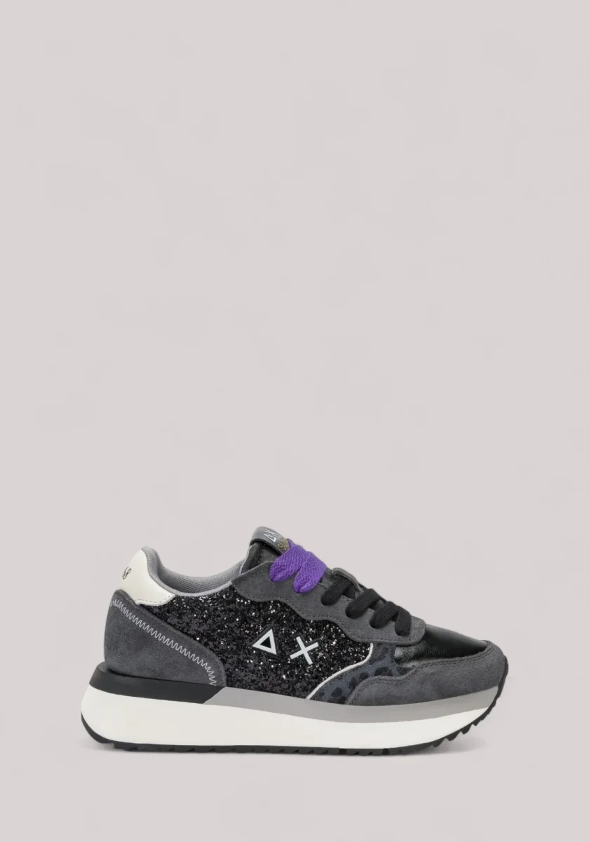 SCARPE DONNA BIG ALLY GLITTER NERO