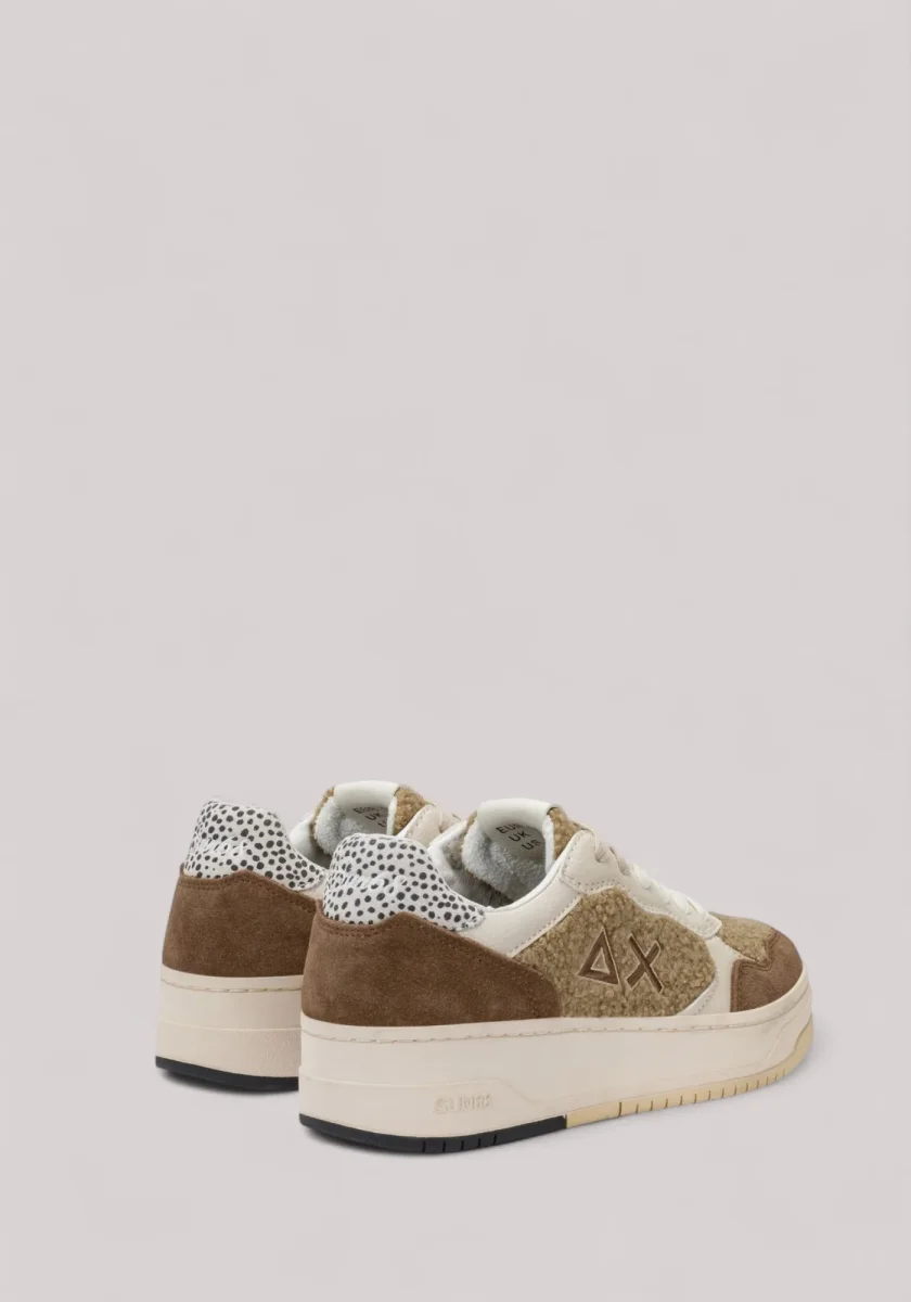 SCARPE DONNA BASKET LOVE LADY TEDDY BEIGE - immagine 4