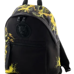 Plein Sport zaino Backpack Boston Nylon Nero Uomo