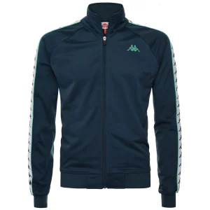 Kappa Felpa 222 Banda Anniston Slim Full Zip Blu