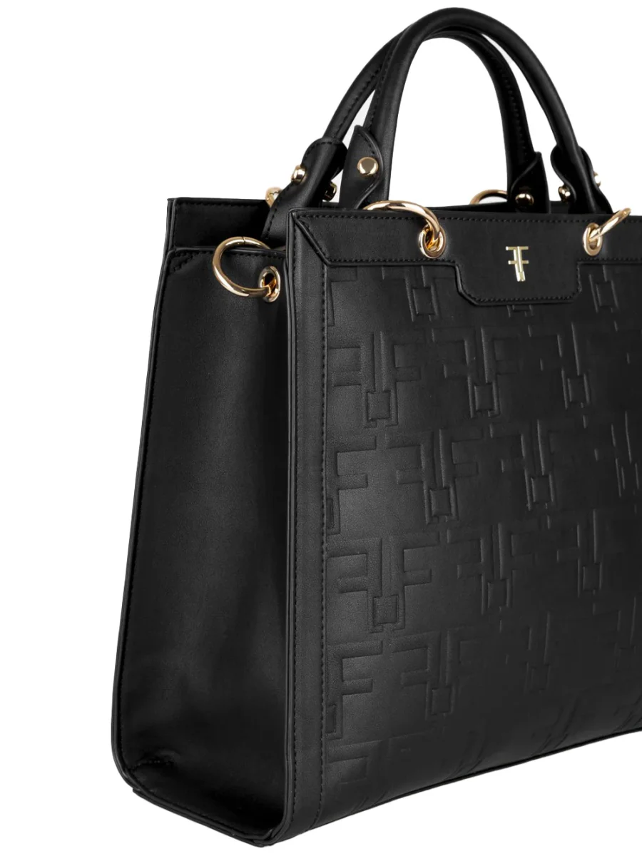 Fracomina Tote Bag Tracolla Nero Donna - immagine 3