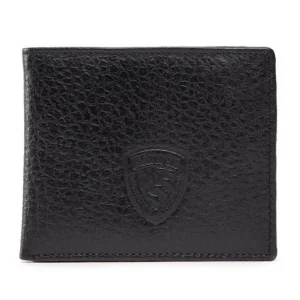 Blauer Pelle Fiore Martellata Logo Nero Uomo