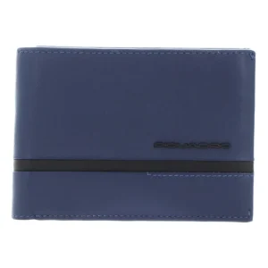 Piquadro Con Porta Documenti, Porta Monete Blu Uomo