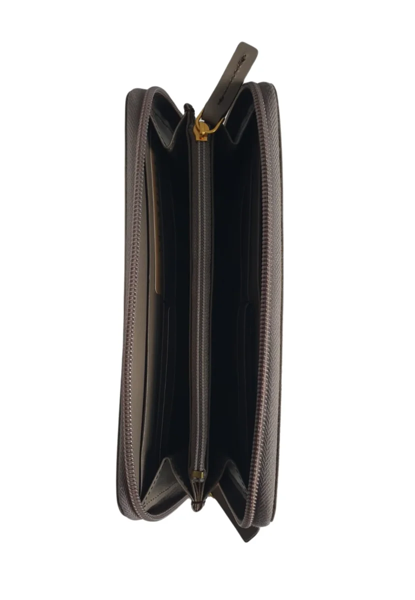 The Bridge Wallet Leather Grigio Donna - immagine 4