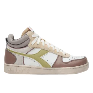 Diadora Sneakers Magic Basket Demi Icona WN Pelle Grigio