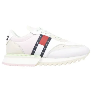 Tommy Jeans Sneakers Cleated Similpelle Bianco