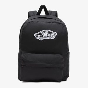 Vans Zaino Old Skool 22 litri Casual in Poliestere Riciclato Nero Bianco Unisex