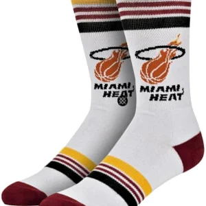 Stance Calze Nba Athletic Combed Cotton Miami Heat Bianco Uomo