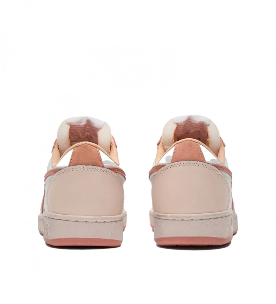 Diadora Sneakers Magic Basket Low Icona Pelle Rosso - immagine 4