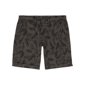 BERMUDA UOMO  IN COTONE STRETCH  MUD - FOLD PRINT  B19102