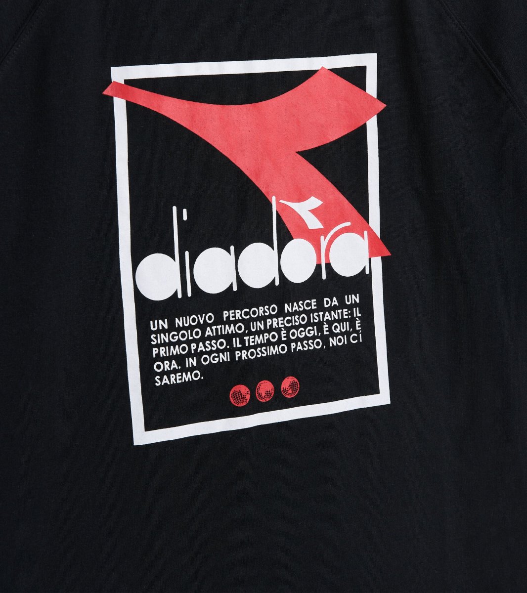 Diadora T-Shirt Urbanity Cotone Nero - immagine 7