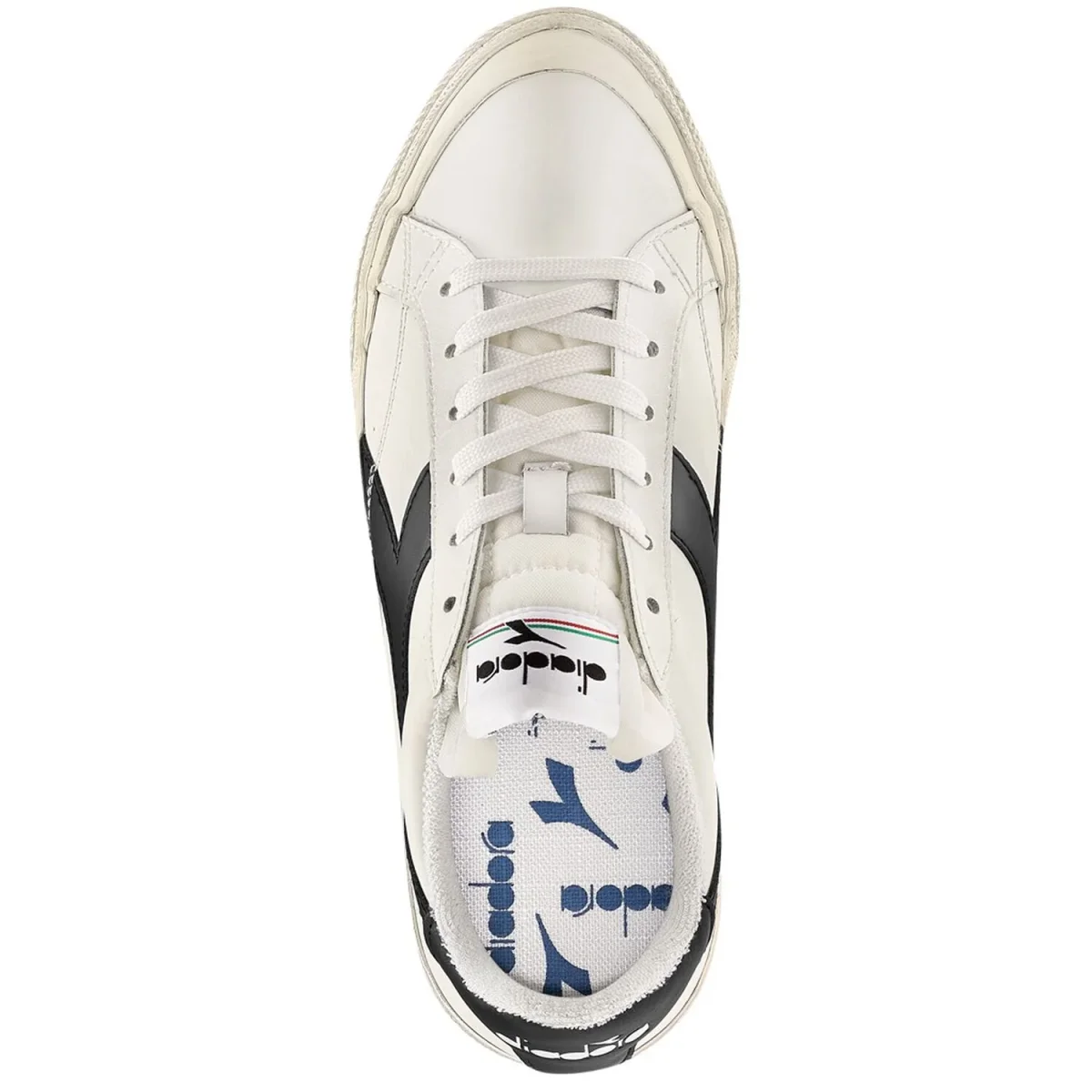 Diadora Sneakers Melody Leather Dirty Pelle Bianco - immagine 5