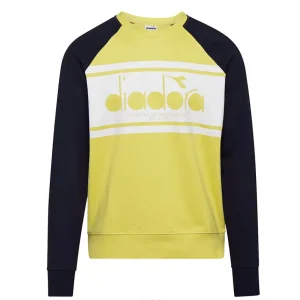 Diadora Felpa Crew Spectra Cotone Blu