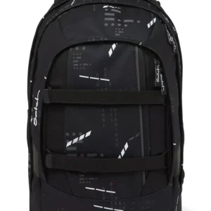 Satch Zaino Schienale Ergonomico 30 Litri Poliestere Riciclato Nero Ninja Matrix Bambino