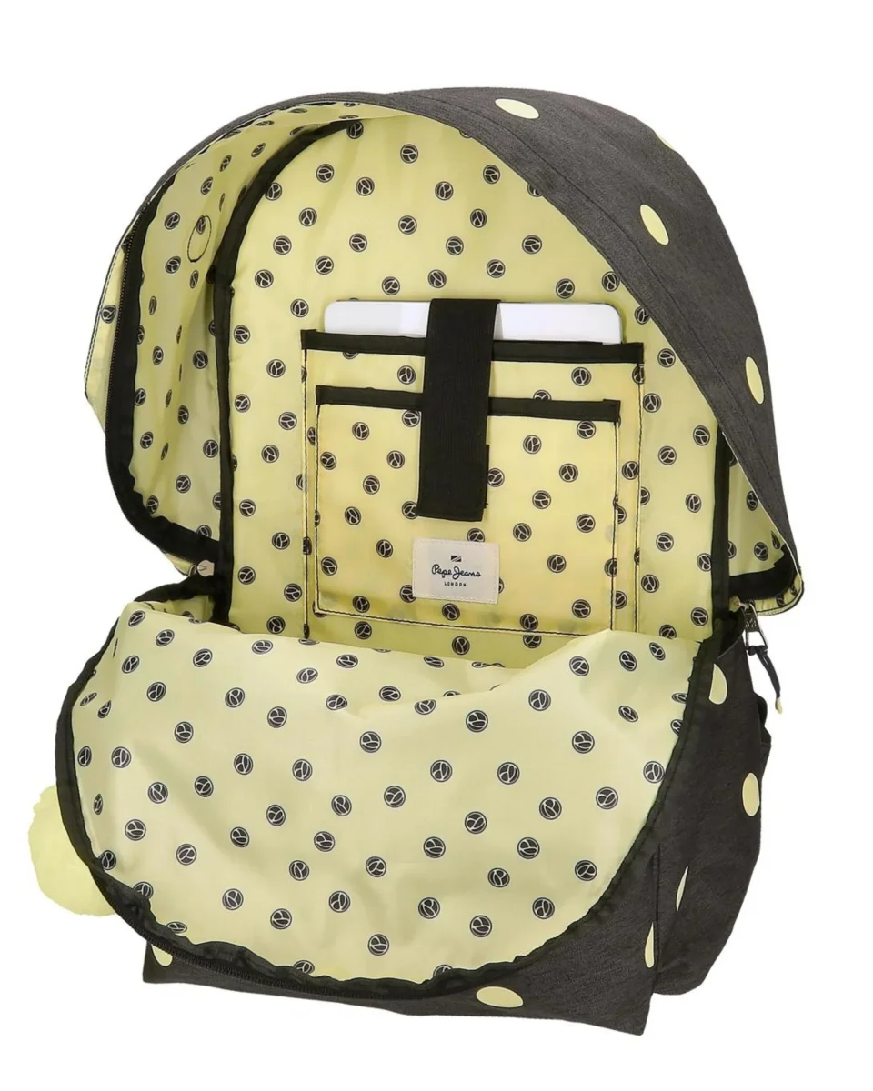 Pepe Jeans Zainetto Casual Leire Grigio Unisex - immagine 3