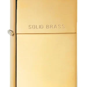 Zippo Antivento, Ricaricabile Oro 204 solid brass