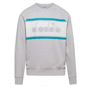 Diadora Felpa Crew Spectra Cotone Grigio