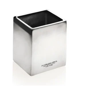Spalding & Bros A.g. Square Pen Holder Grigio Unisex