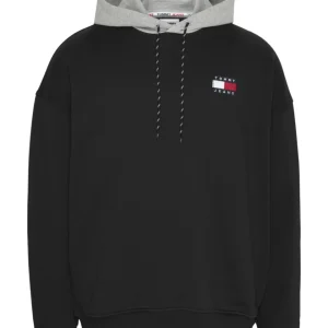 Tommy Jeans Block Bio in Cotone Riciclato Nero