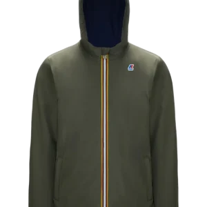 K-way Jacques Warm Double Reversibile Giubbotto Parka Verde Uomo