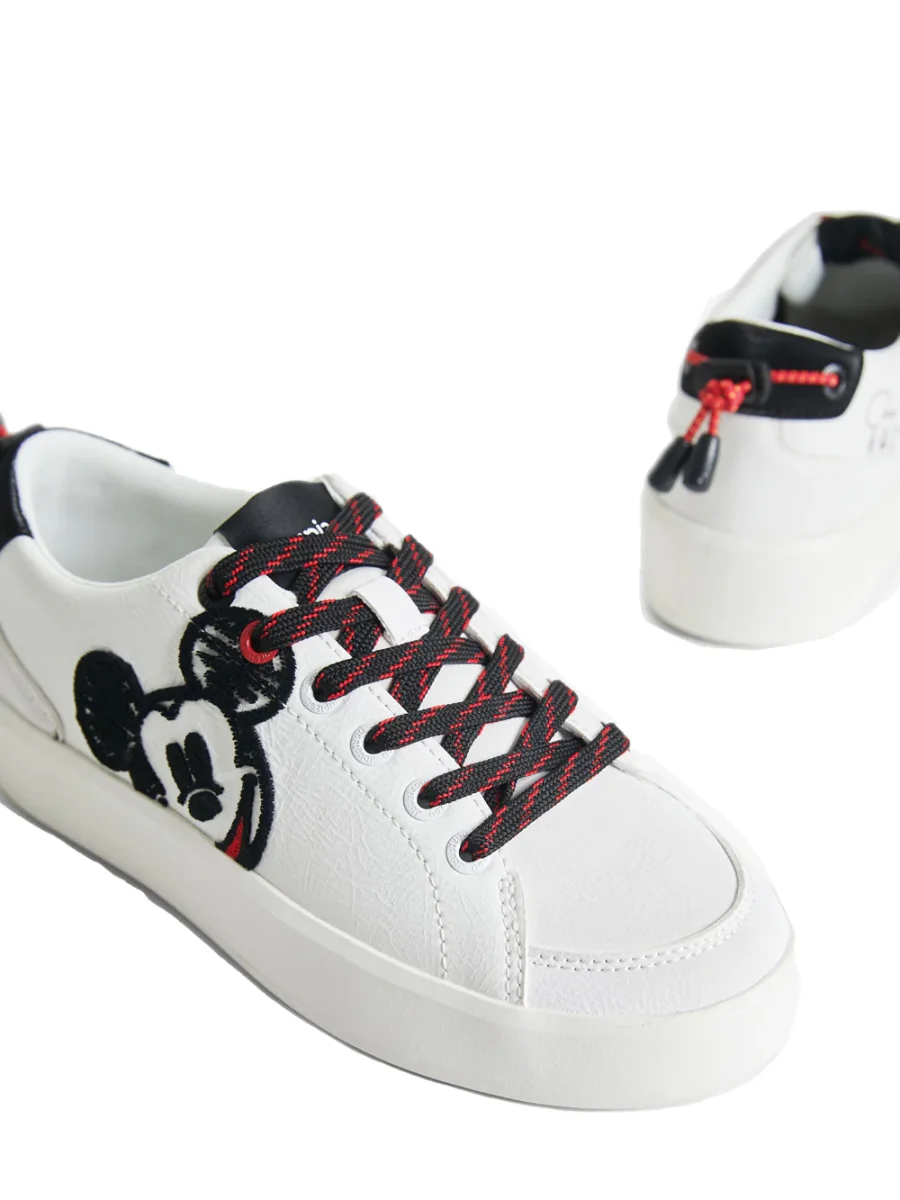 Desigual Shoes Fancy Mickey Bianco Donna - immagine 3