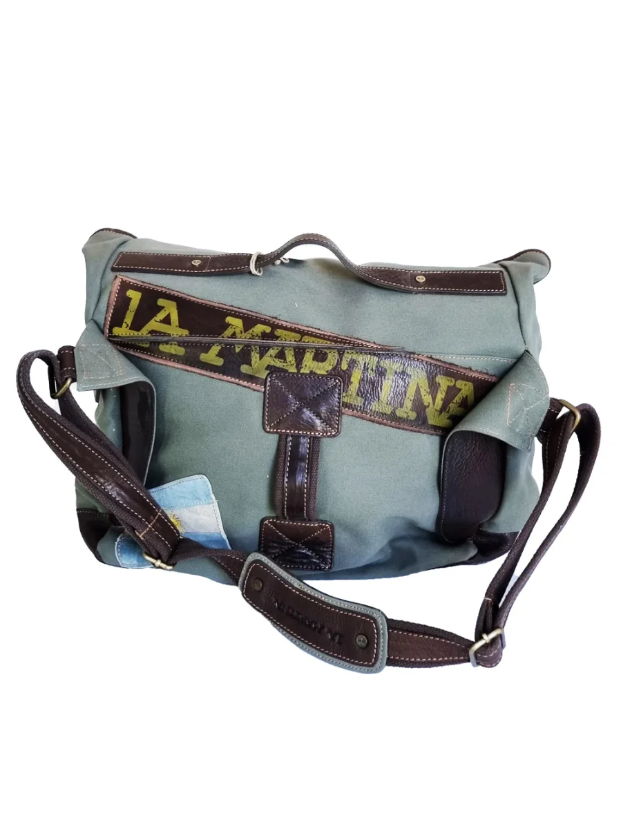 La Martina Weekend Bag Valigia Viaggio Porta Documenti Grigio Uomo - immagine 8