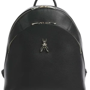 Patrizia Pepe Zaino Classico CB0056 in Pelle Nero con Logo Donna