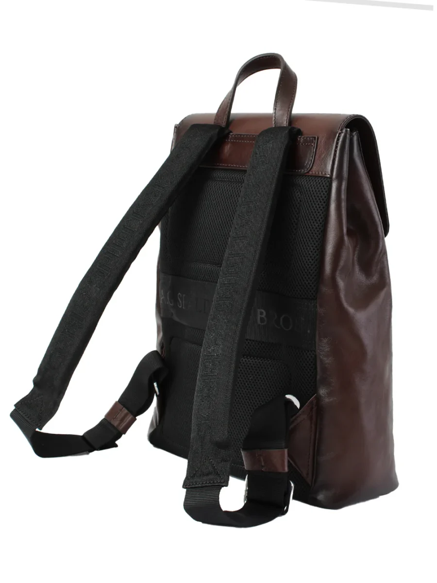 Spalding & Bros A.g. Square Backpack Marrone Uomo - immagine 3