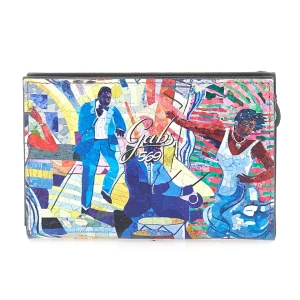 Gabs Portafoglio Bottone Zip Monete Pelle Multicolore