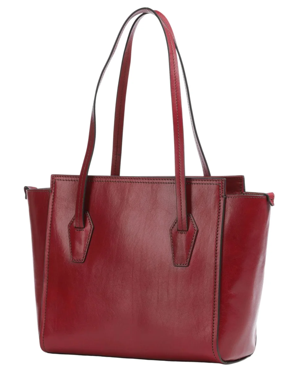 The Bridge Borsa Shopper Tote Tracolla Rosso Donna - immagine 3
