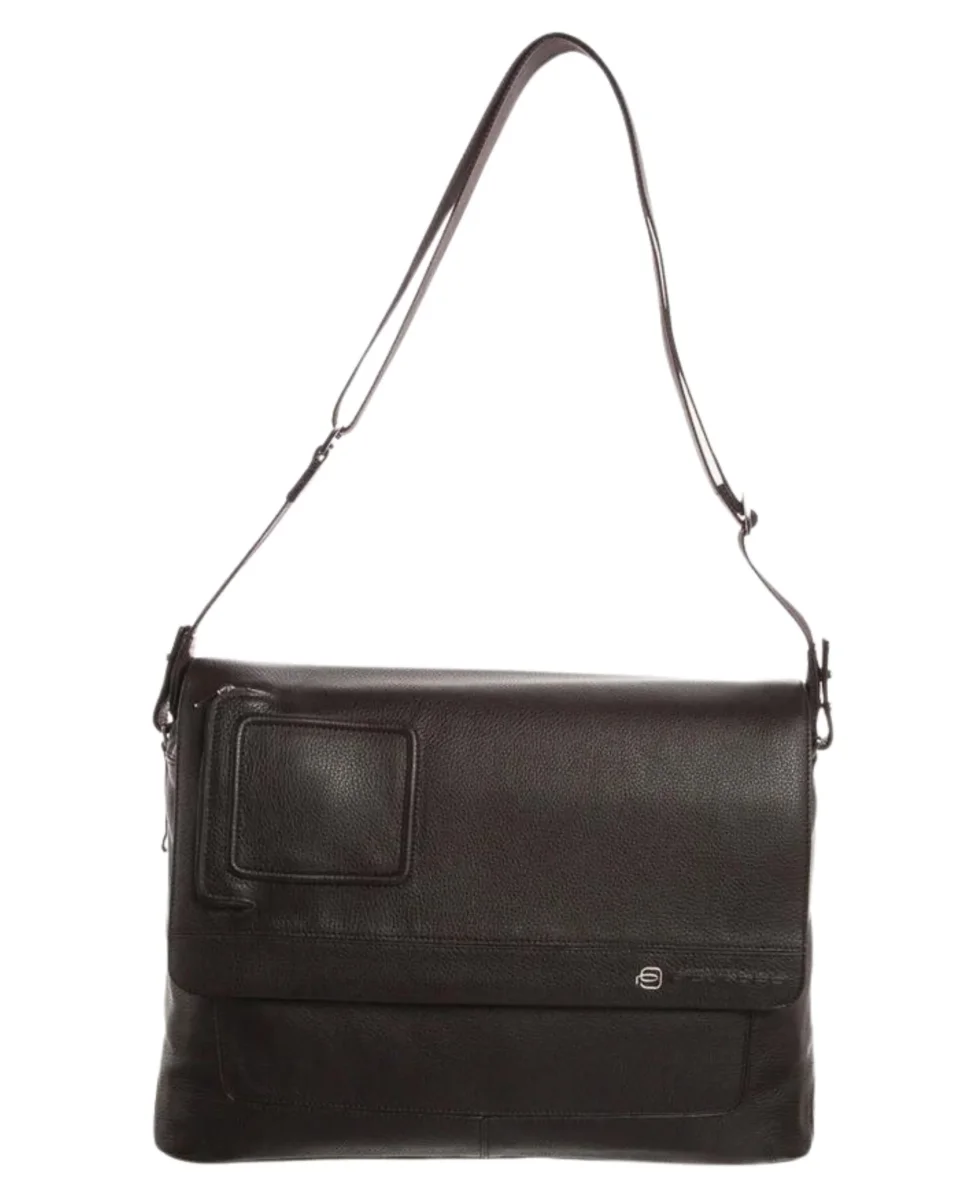 Piquadro Borsa Portadocumenti Portapc Monitor Laptop Testa di Moro Uomo