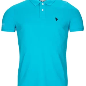 U.s. Polo Assn. Polo in Cotone 41029 Azzurro Turchese Uomo