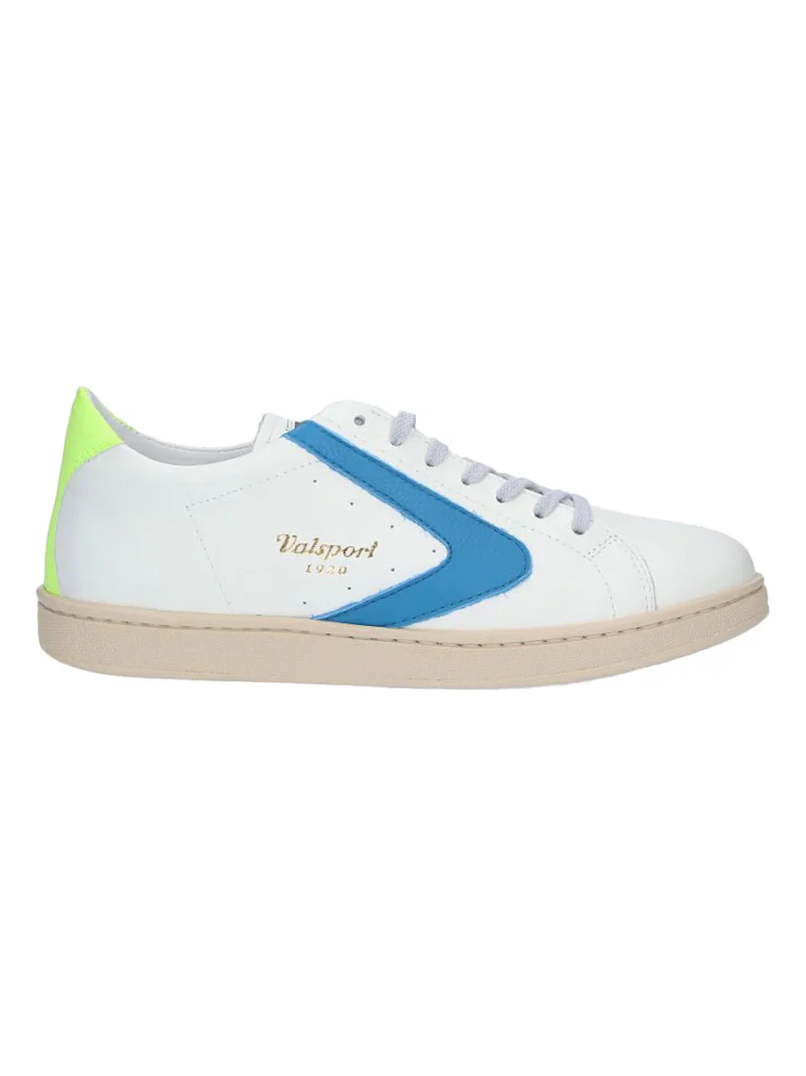 Valsport Sneakers Artigianali Pelle Boomerang Bianco Uomo