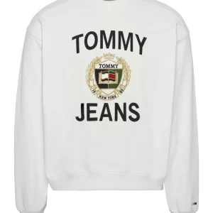 Tommy Jeans Logo Cotone Bianco