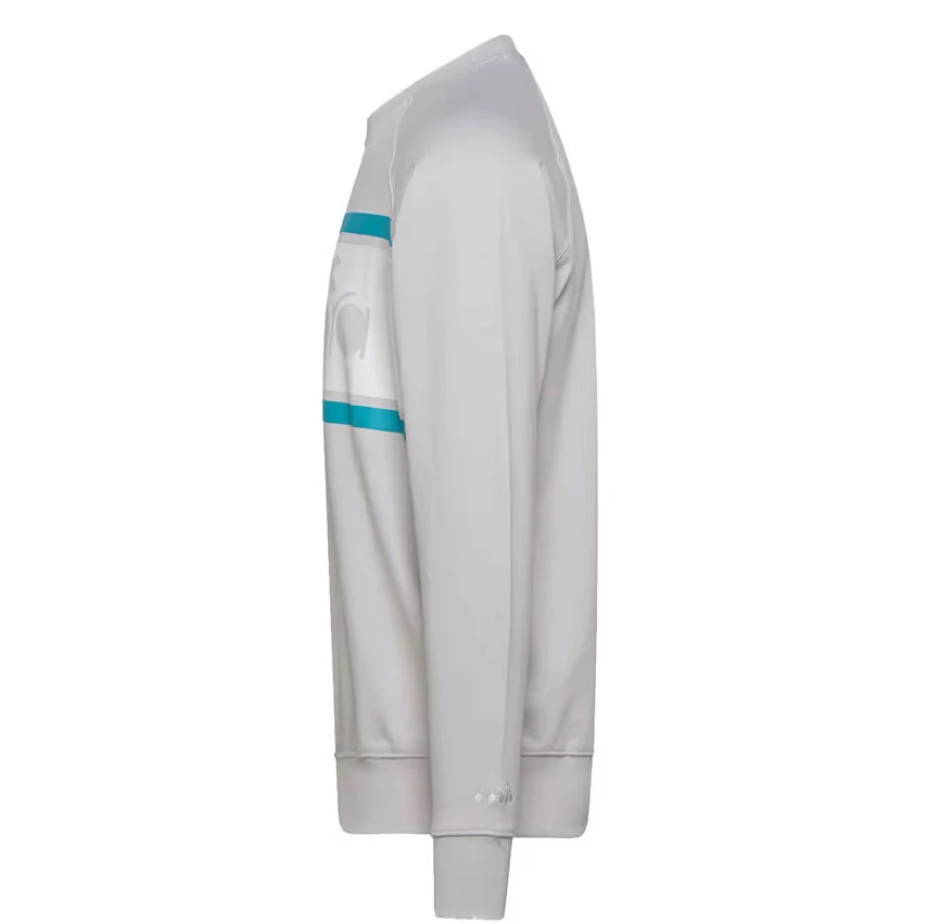 Diadora Felpa Crew Spectra Cotone Grigio - immagine 3