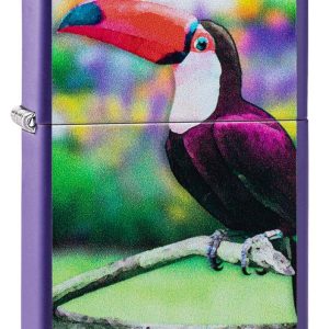 Zippo Accendino Antivento Toucan Tucano Viola Unisex